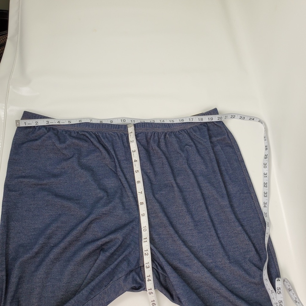 Lane Bryant New blue leggings size 26/28 - Picture 4 of 9